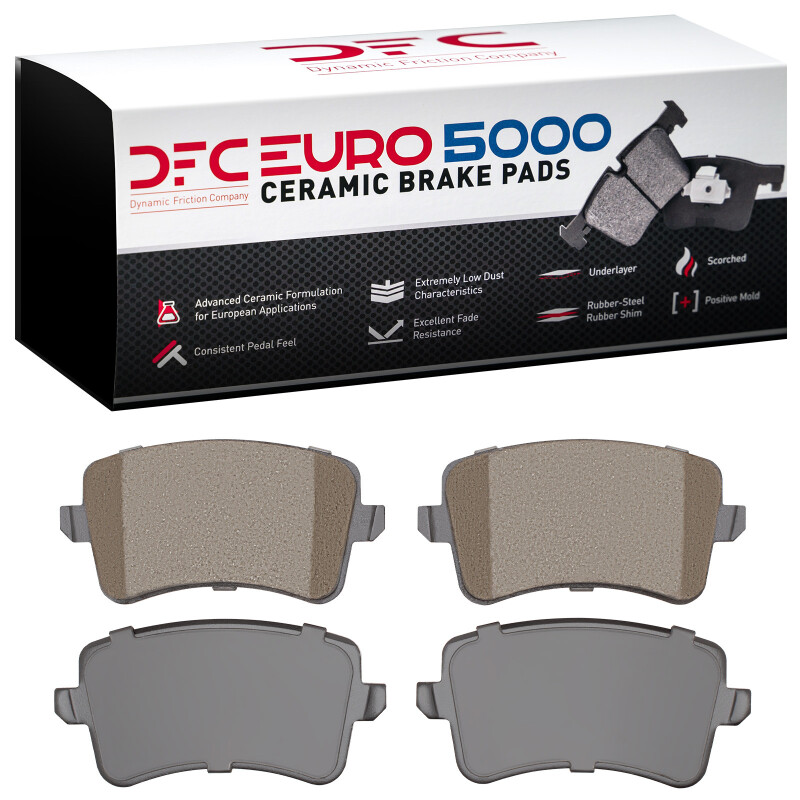 Picture of DFC Euro 5000 Ceramic Brake Pads - 1600-1386-00