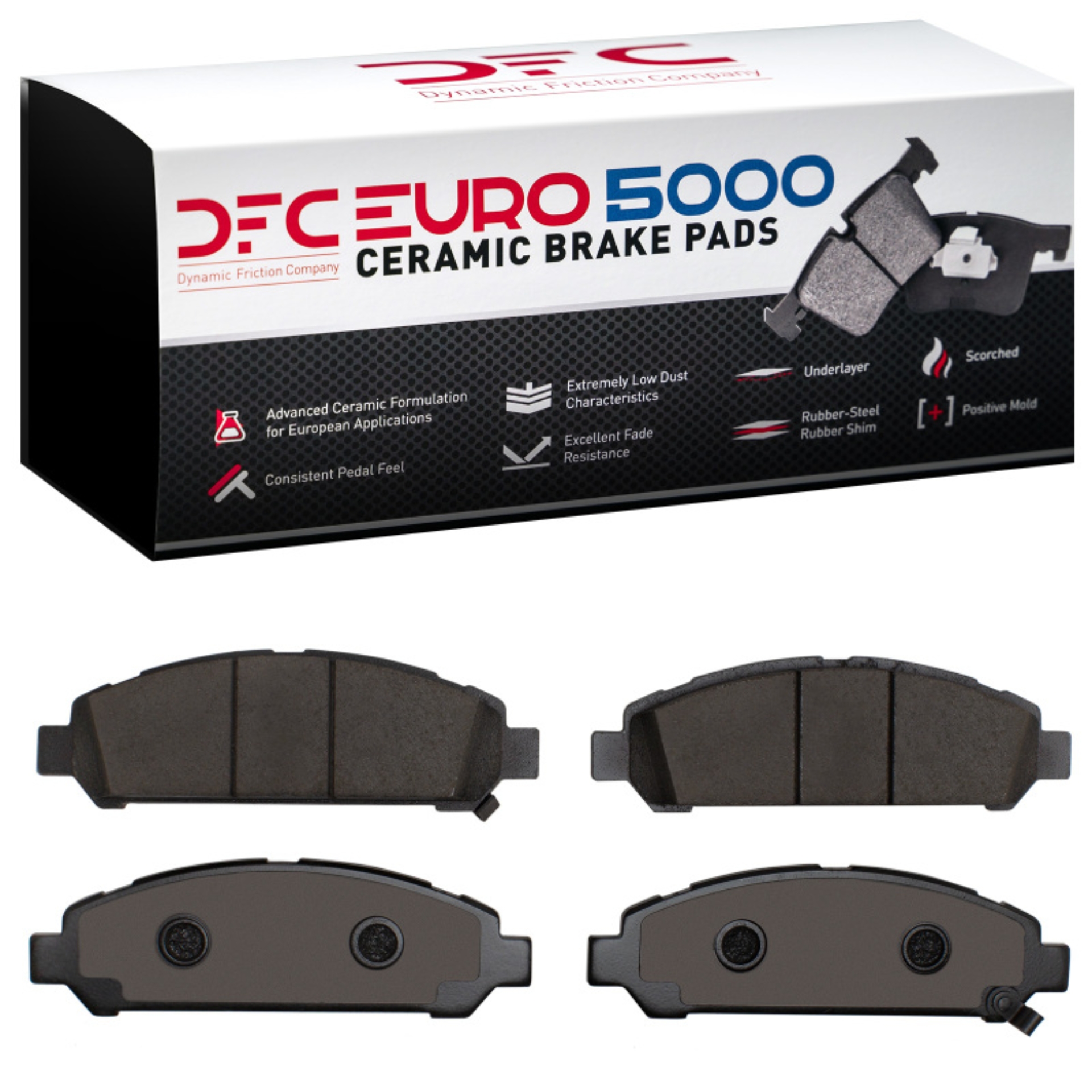 Picture of DFC Euro 5000 Ceramic Brake Pads - 1600-1401-00