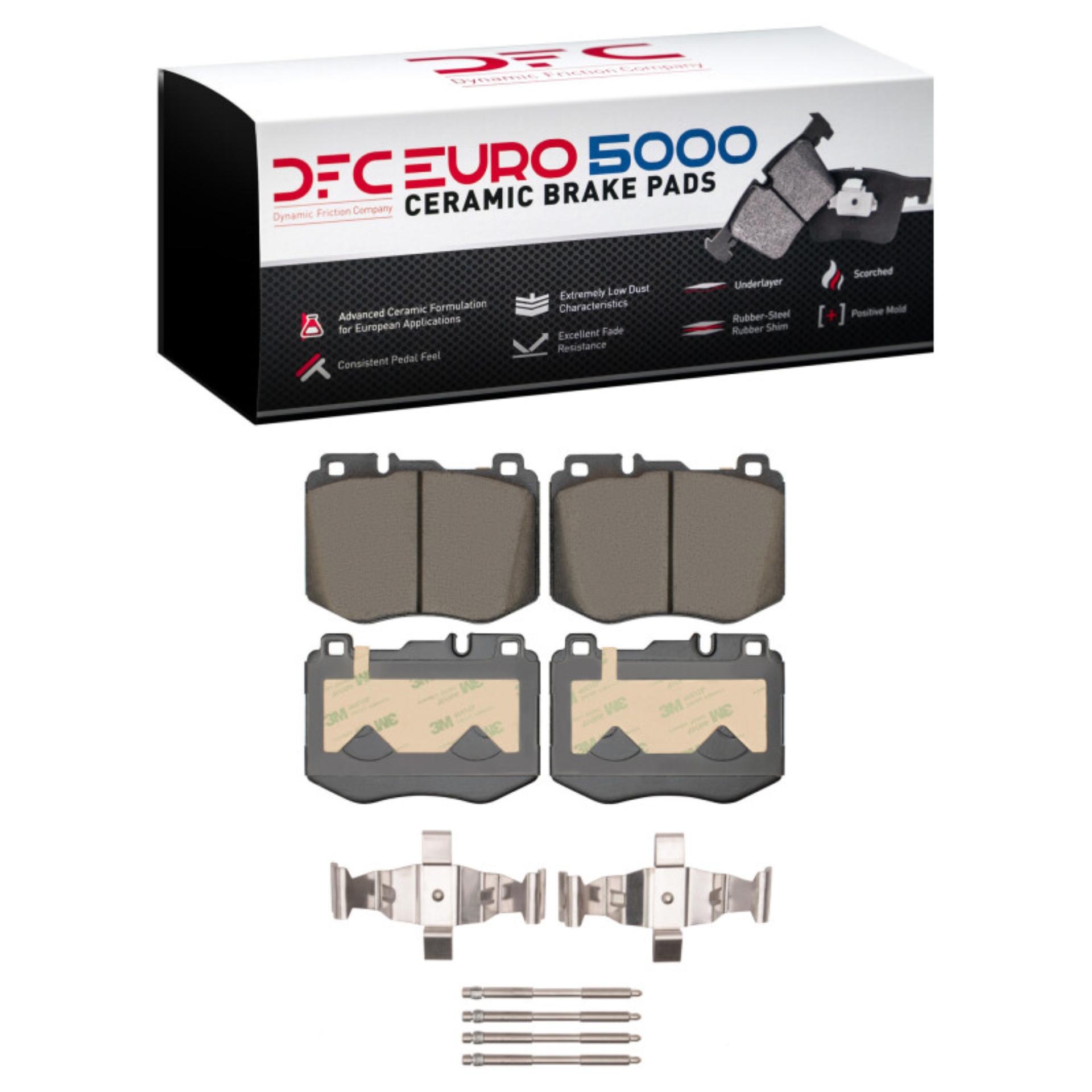 Picture of DFC Euro 5000 Ceramic Brake Pads - 1600-1796-01