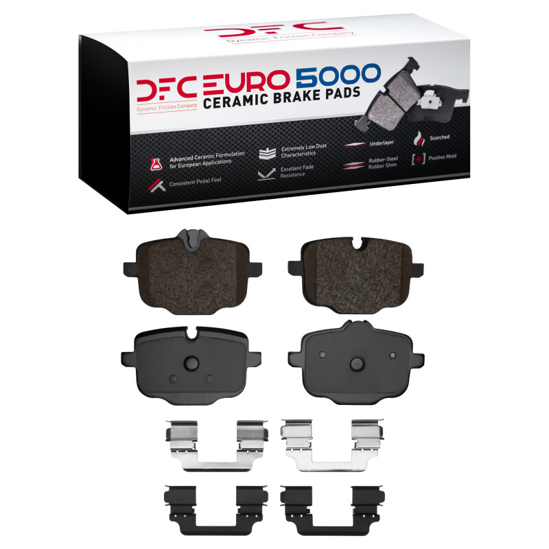 Picture of DFC Euro 5000 Ceramic Brake Pads - 1600-1850-01