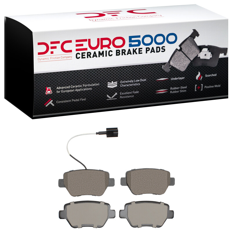 Picture of DFC Euro 5000 Ceramic Brake Pads - 1600-1851-00