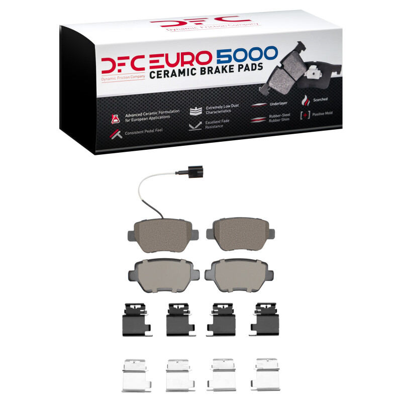 Picture of DFC Euro 5000 Ceramic Brake Pads - 1600-1851-01