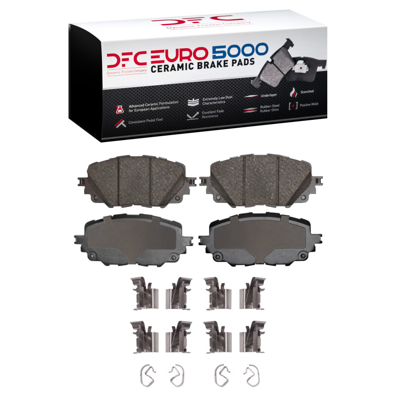 Picture of DFC Euro 5000 Ceramic Brake Pads - 1600-1903-01