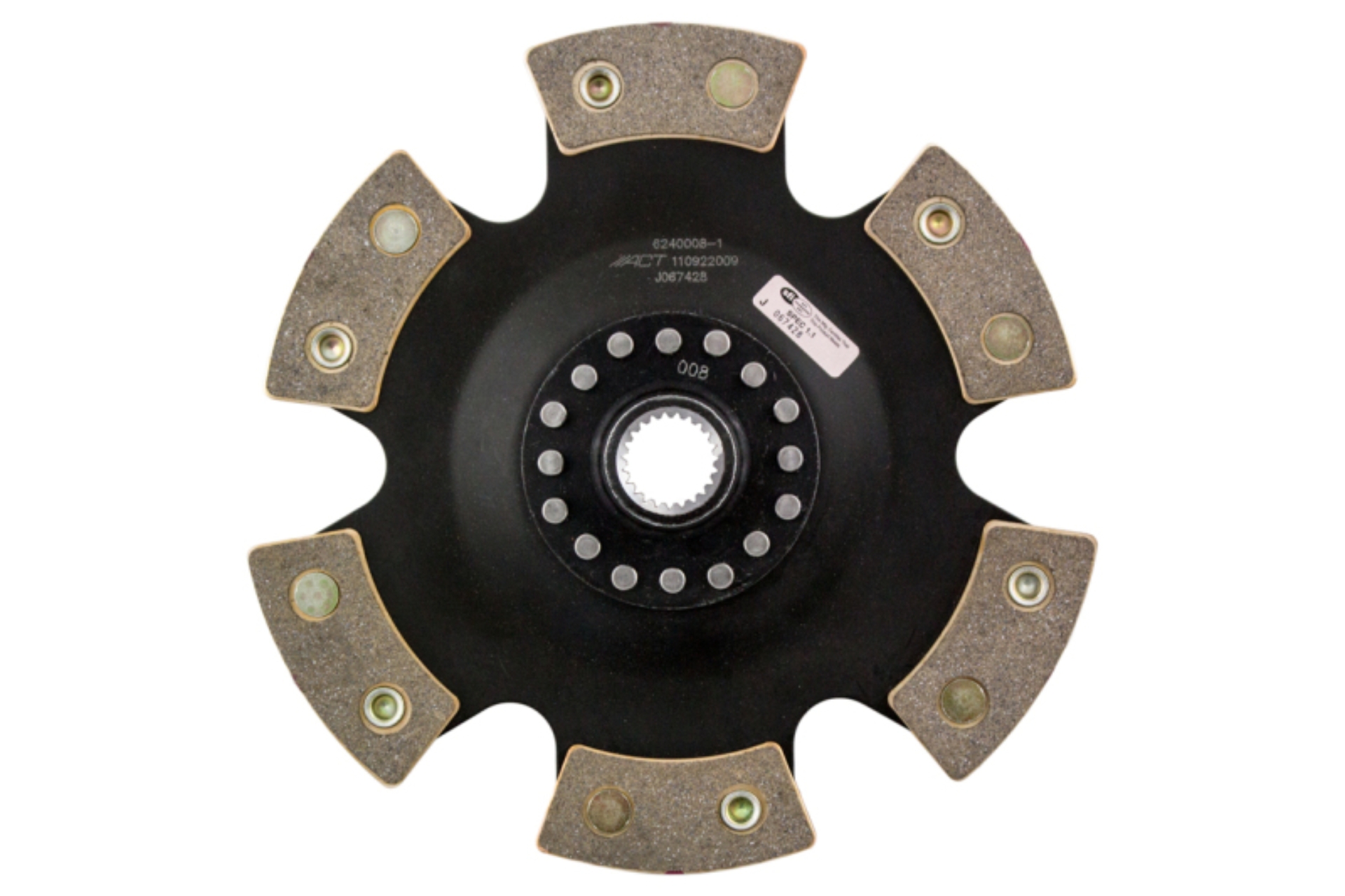 Picture of ACT 6 Pad Rigid Race Clutch Disc