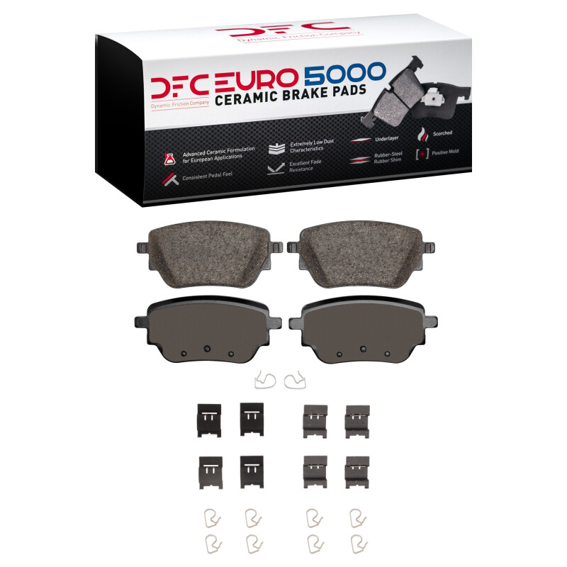 Picture of DFC Euro 5000 Ceramic Brake Pads - 1600-2207-01