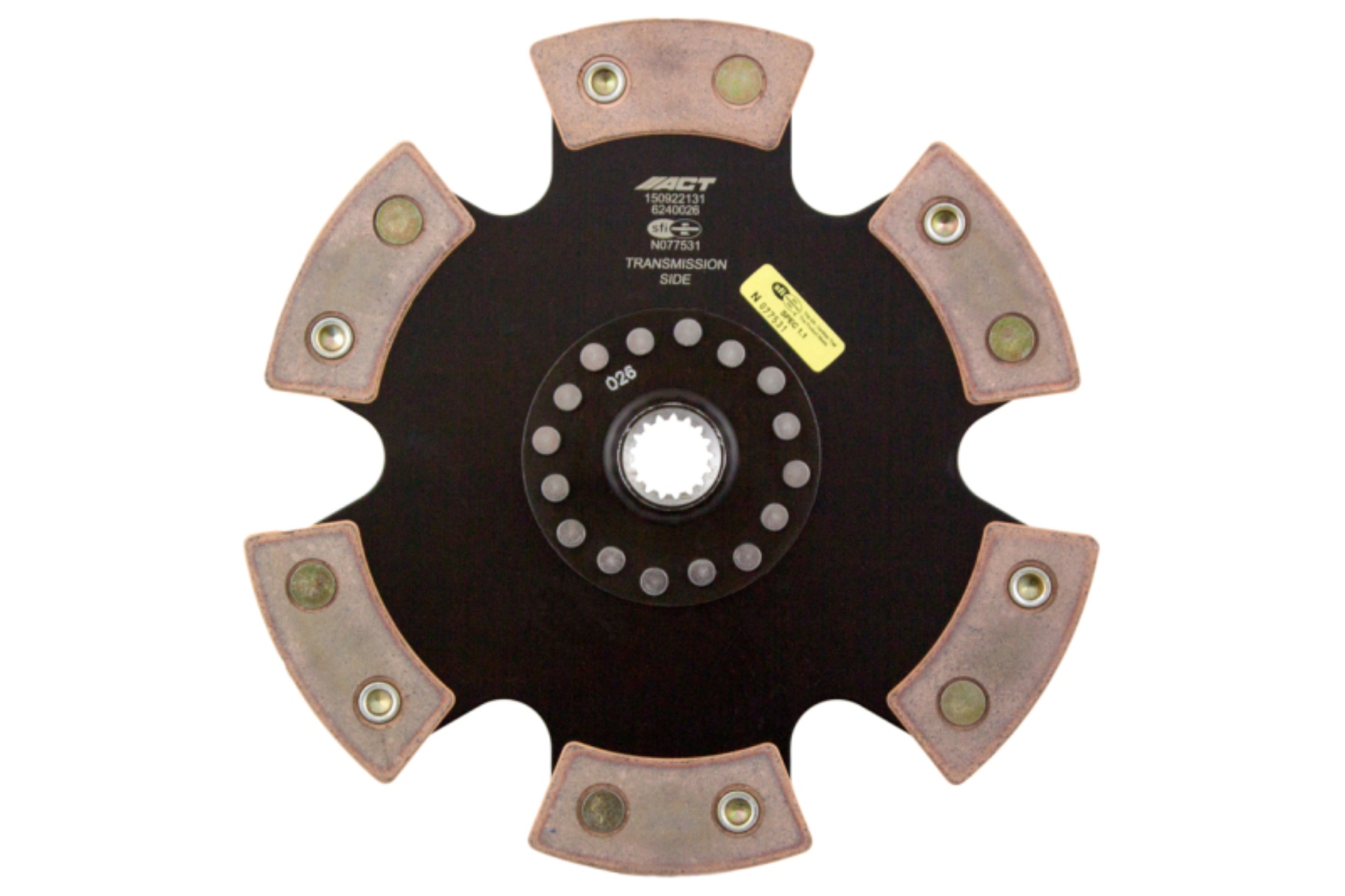 Picture of ACT 6 Pad Rigid Race Clutch Disc