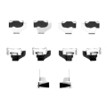 Picture of DFC Premium Hardware Kits Brake Hardware - 340-54056