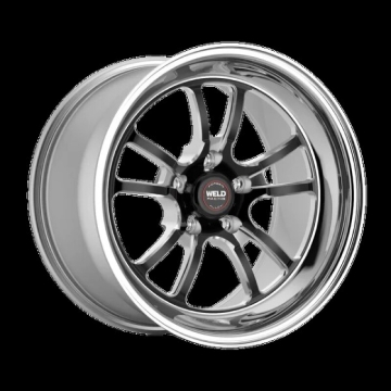 Picture of Weld S70 RT-S 17x13in / 5x114.3 BP / 3.7in. BS - Black Wheel