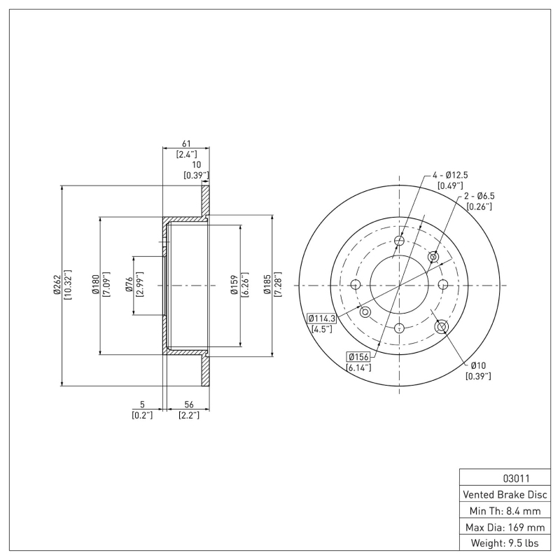 Picture of DFC Brake Rotors-Plain - 600-03011