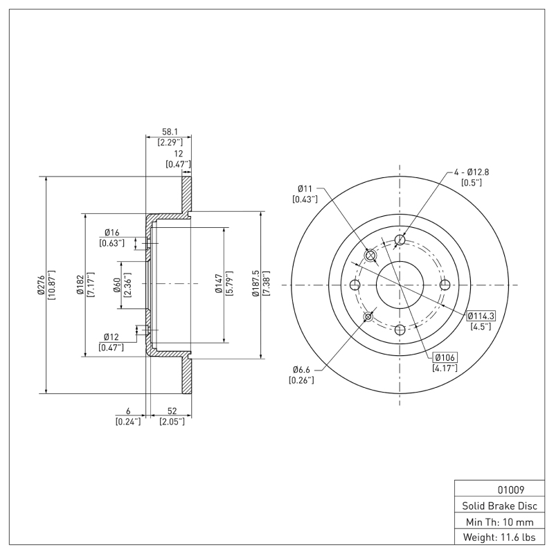 Picture of DFC Brake Rotors-Plain - 600-01009