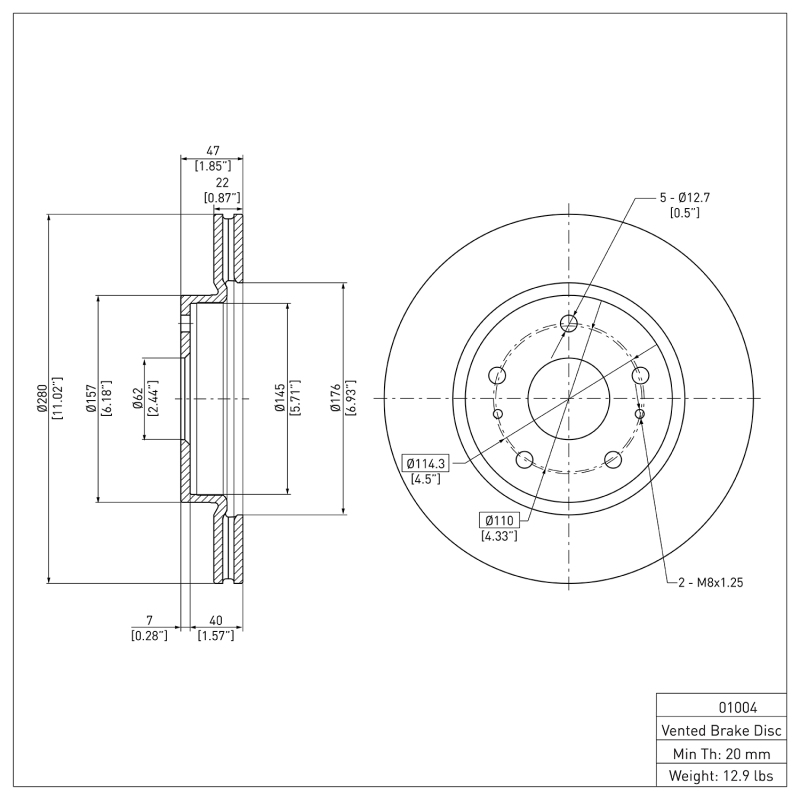 Picture of DFC Brake Rotors-Plain - 600-01004