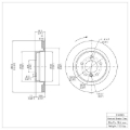 Picture of DFC 95-02 BMW Z3 Right Rear Brake Rotor