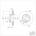 Picture of DFC 96-03 BMW 525I (USA/Canada) Front GeoSPEC Coated Rotor
