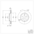 Picture of DFC 88-96 Chevrolet Corvette Left Front GeoSPEC Coated Rotor
