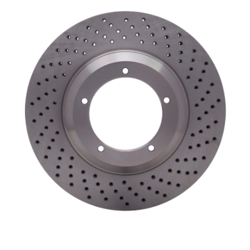 Picture of DFC 82-89 Porsche 911 Right Front Drilled Brake Rotor