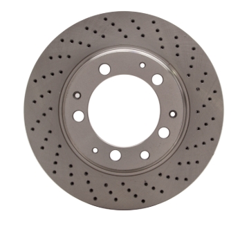 Picture of DFC 78-89 Porsche 930 Right Rear Drilled Brake Rotor