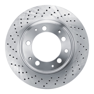Picture of DFC 78-89 Porsche 930 Left Rear Drilled Brake Rotor