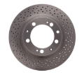 Picture of DFC 94-98 Porsche 911 Rear Drilled Brake Rotor