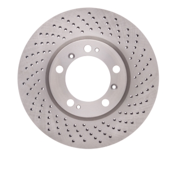 Picture of DFC 98-12 Porsche Boxster Right Front Drilled Brake Rotor