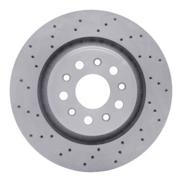 Picture of DFC 17-24 Maserati Levante Rear Drilled Brake Rotor