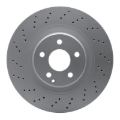 Picture of DFC 01-06 Mercedes-Benz CL55 AMG Front Drilled GeoSPEC Coated Rotor