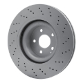 Picture of DFC 01-06 Mercedes-Benz CL55 AMG Front Drilled GeoSPEC Coated Rotor