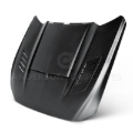 Picture of Anderson Composites 15-16 Ford Mustang (Excl. GT350/GT350R) Ram Air Fiberglass Hood