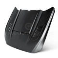 Picture of Anderson Composites 15-16 Ford Mustang (Excl. GT350/GT350R) Ram Air Fiberglass Hood