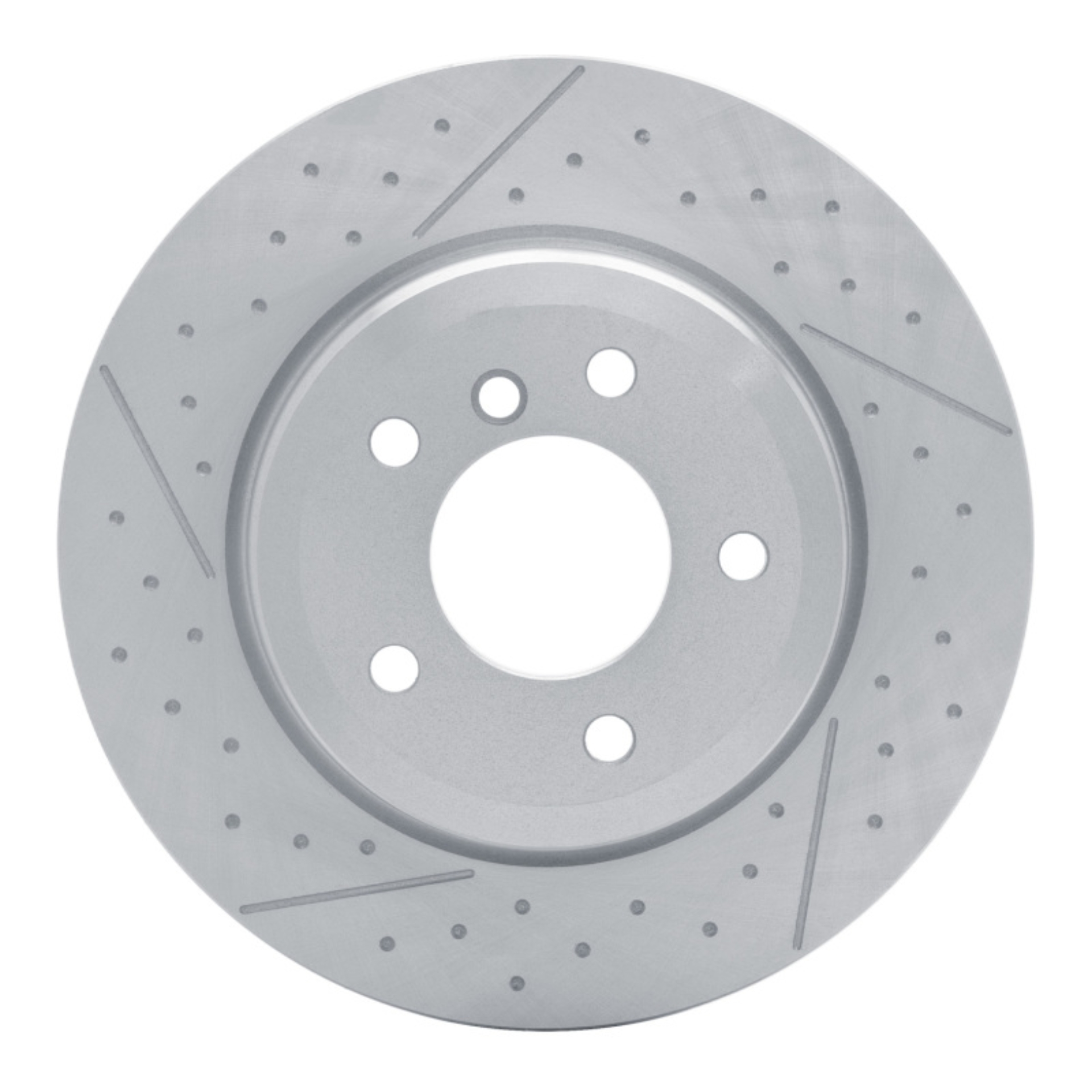 Picture of DFC 13-13 BMW 135IS Rear Brake Rotor - Dimpled and Slotted