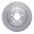 Picture of DFC 13-21 BMW 328i Rear Brake Rotor - Dimpled and Slotted