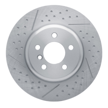 Picture of DFC 13-21 BMW 328i Rear Brake Rotor - Dimpled and Slotted