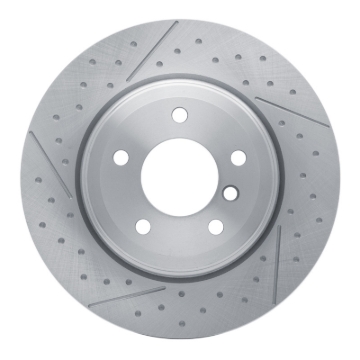 Picture of DFC 06-13 BMW 328i Rear Brake Rotor - Dimpled and Slotted