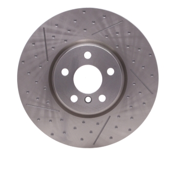 Picture of DFC 15-19 Mini Cooper Countryman Front Brake Rotor - Dimpled and Slotted