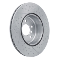 Picture of DFC 13-21 BMW 328i Rear Brake Rotor - Dimpled and Slotted