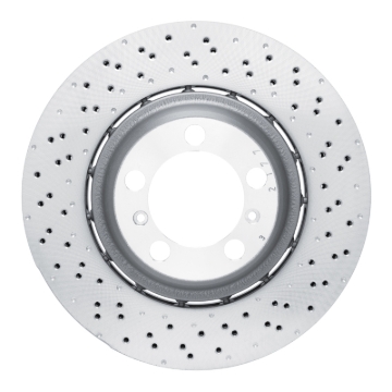 Picture of DFC 13-19 Porsche 911 Right Rear Drilled Hi-Carbon Alloy Geomet Coated Rotor
