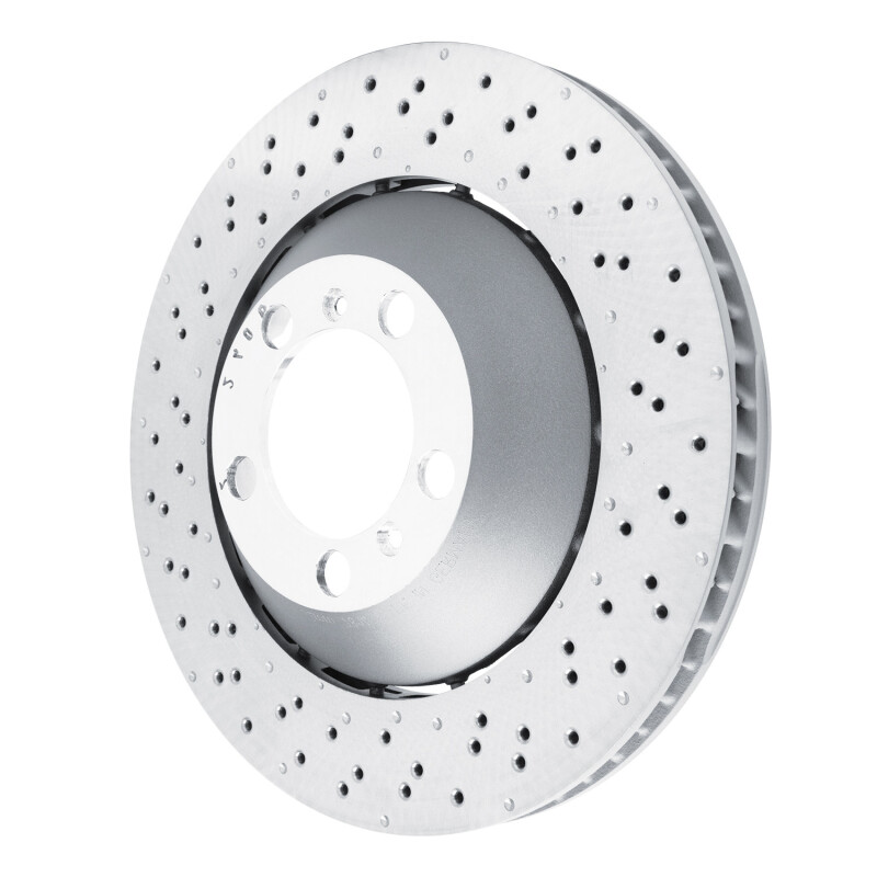 Picture of DFC 13-19 Porsche 911 Left Front Drilled Hi-Carbon Alloy Geomet Coated Rotor