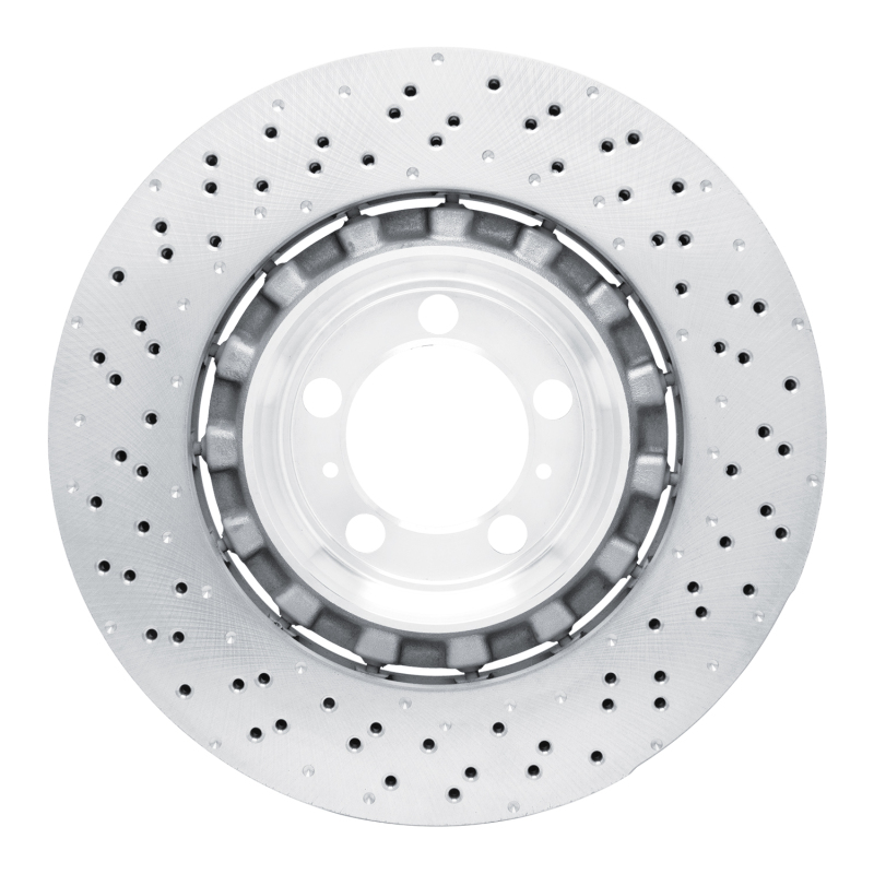 Picture of DFC 13-19 Porsche 911 Right Rear Drilled Hi-Carbon Alloy Geomet Coated Rotor