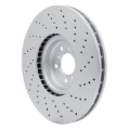 Picture of DFC 15-19 BMW X5 Left Front Drilled Hi-Carbon Alloy Geomet Coated Rotor
