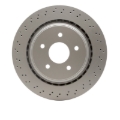 Picture of DFC 06-13 Cadillac XLR Rear Drilled Hi-Carbon Alloy Geomet Coated Rotor