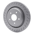 Picture of DFC 06-13 Cadillac XLR Rear Drilled Hi-Carbon Alloy Geomet Coated Rotor