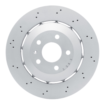 Picture of DFC 13-15 Audi RS5 Rear Drilled Hi-Carbon Alloy Geomet Coated Rotor