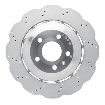 Picture of DFC 13-14 Audi RS5 Rear Drilled Hi-Carbon Alloy Geomet Coated Rotor