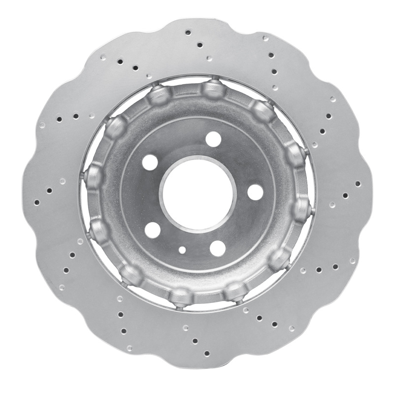 Picture of DFC 13-14 Audi RS5 Rear Drilled Hi-Carbon Alloy Geomet Coated Rotor