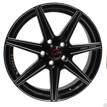 Picture of Race Star 72 ValStar 17x 2.25 / 0BC / 1.7BS / in CB / Black w/Machined Accents Wheel