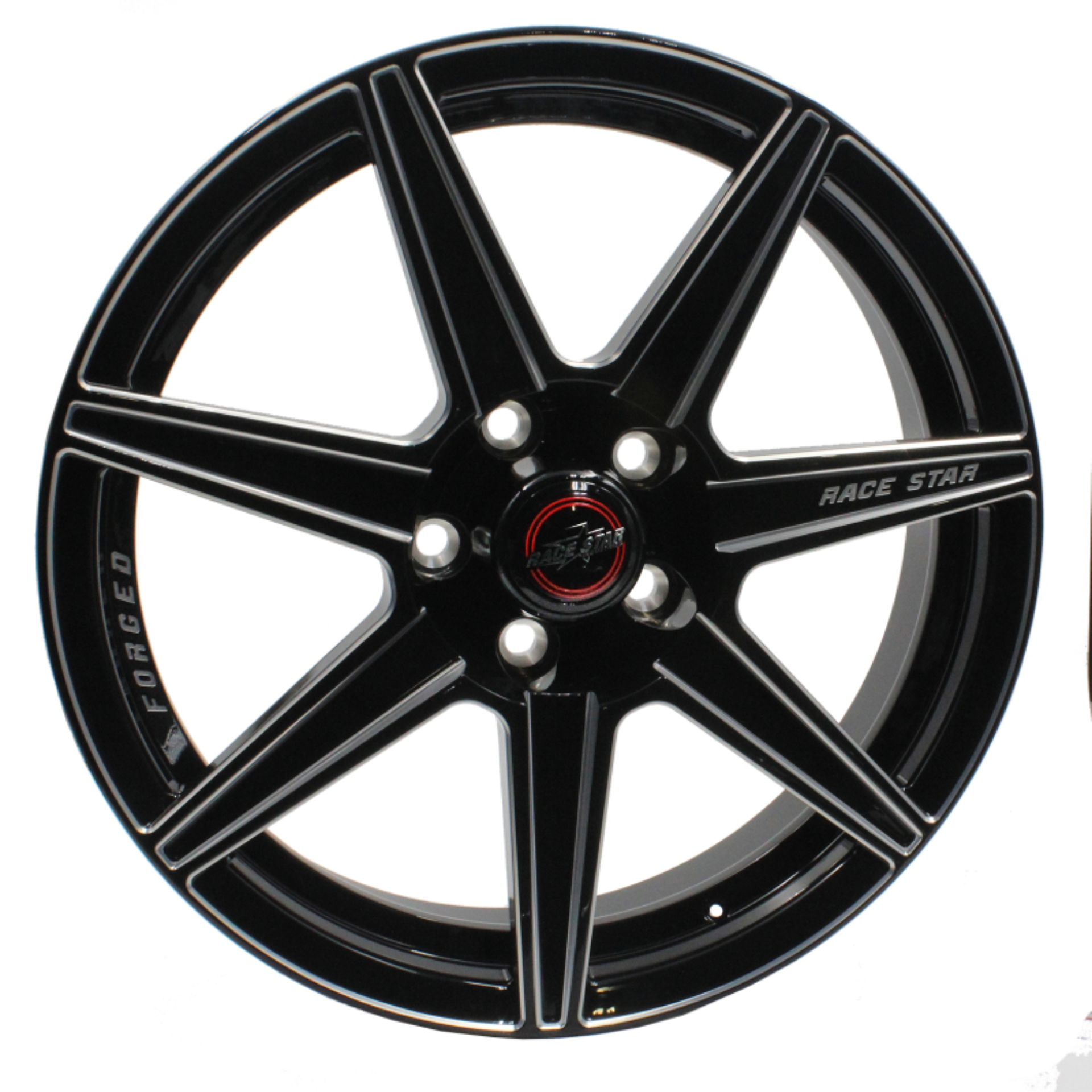 Picture of Race Star 72 ValStar 15x3.75 / 5x4.50BC / 1.75BS / 3.072in CB / Black w/Machined Accents Wheel