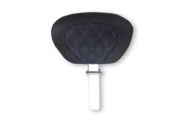 Picture of Mustang 08-25 Harley FL Touring Rd King Sp, Rd Glide Ltd, Dble Diamond Driver Backrest - Black/SB