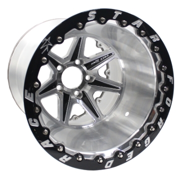 Picture of Race Star 72 ValStar 15x12 / 5x4.75BC / 6.5BS / 3.072in CB / Machined w/Black Accents Wheel