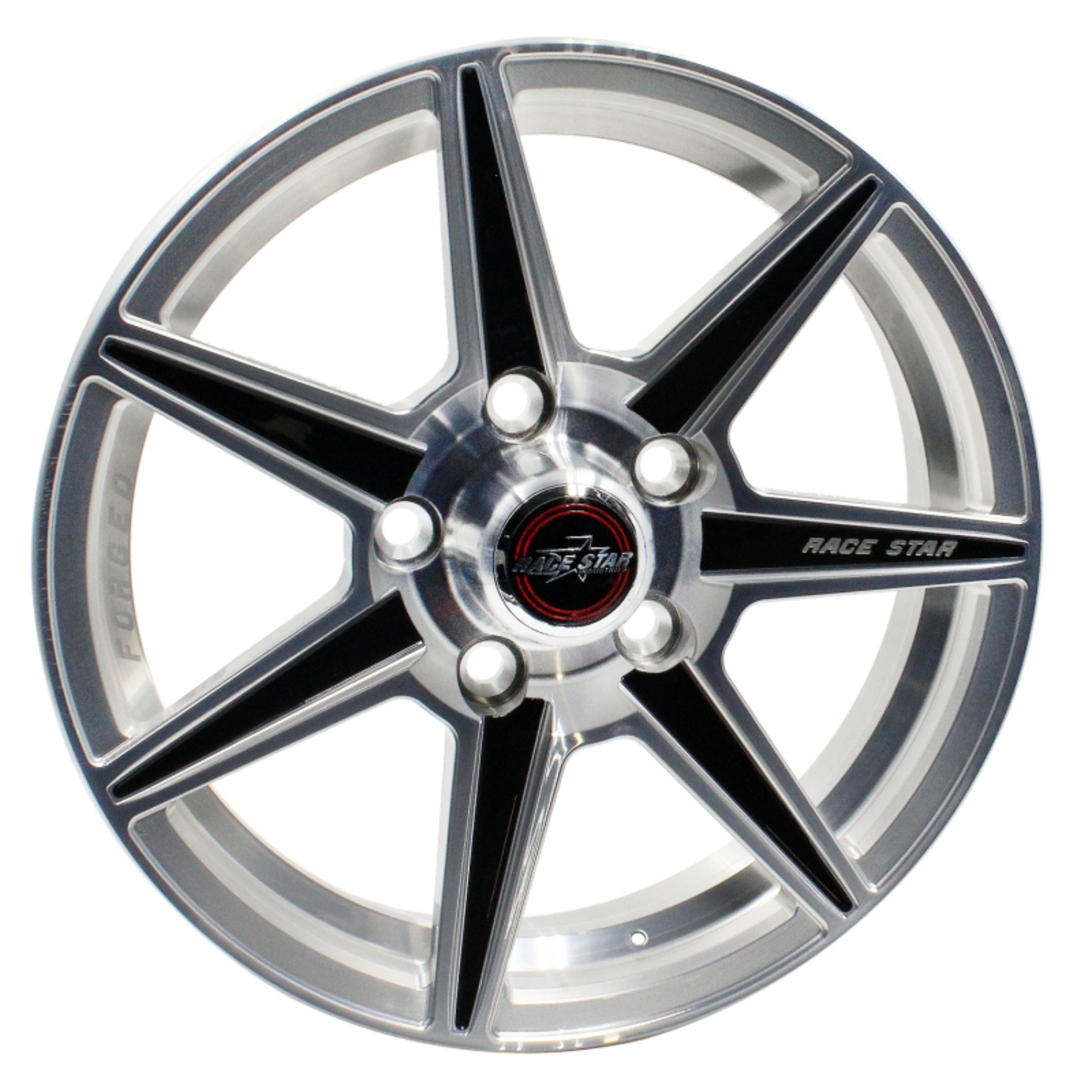 Picture of Race Star 72 ValStar 17x4.5 / 5x4.50BC / 2BS / 3.072in CB / Machined w/Black Accents Wheel