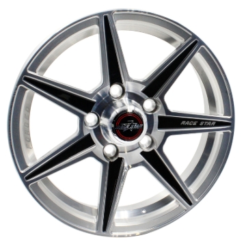 Picture of Race Star 72 ValStar 15x3.75 / 5x4.75BC / 1.75BS / 3.072in CB / Machined w/Black Accents Wheel