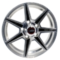 Picture of Race Star 72 ValStar 15x3.75 / 5x4.50BC / 1.75BS / 3.072in CB / Machined w/Black Accents Wheel